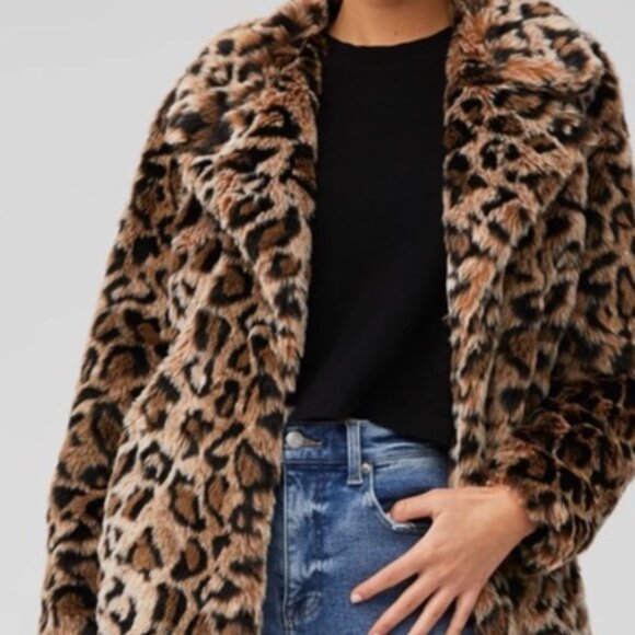 Free People Jackets & Blazers - Free People Lola Leopard Jacket Sz S *Flaw*